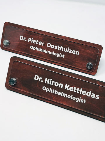 Desk Nameplate